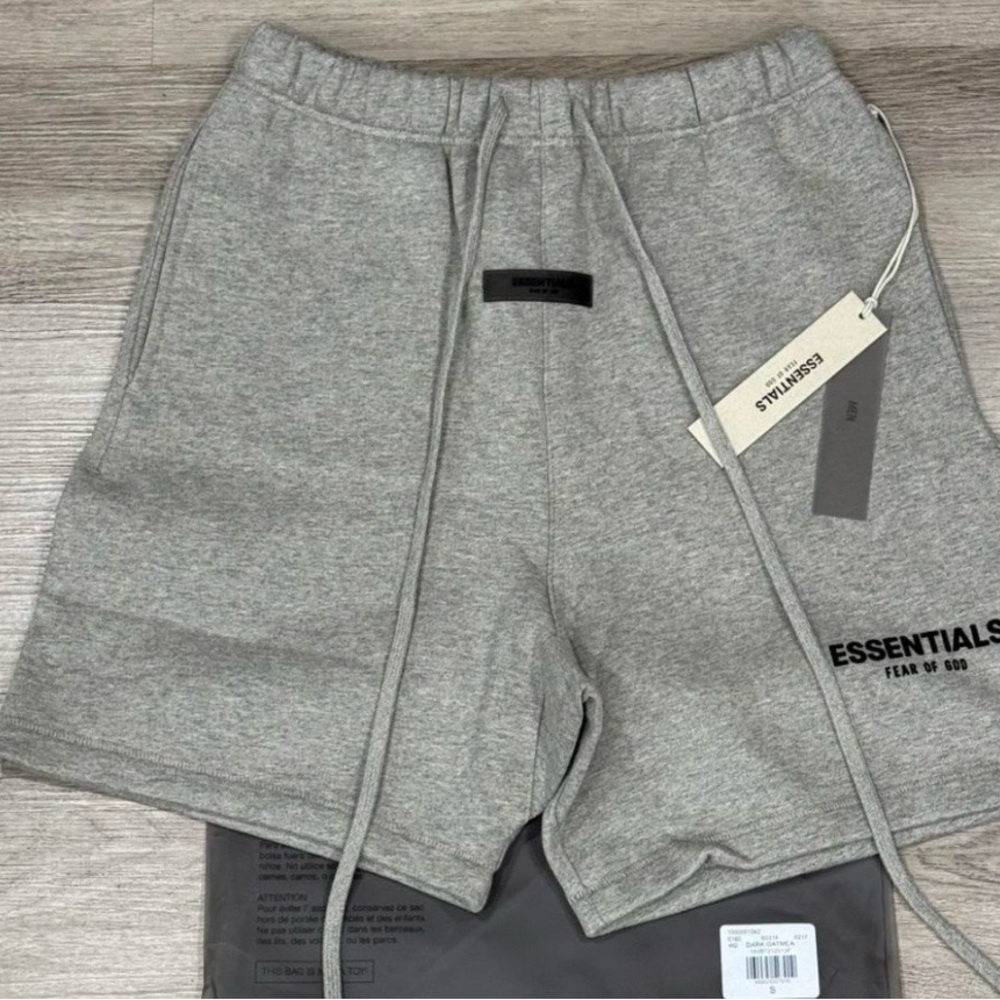 Essentials Heather Gray Athletic Men's Shorts